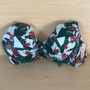 Victoria’s Secret Swim 36DD Bikini w/ removable Push-up Pads NWT